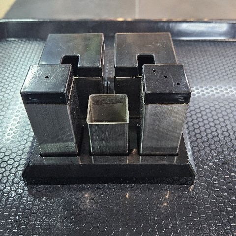 5 Lİ KARE BAHARAT TAKIMI SİYAH