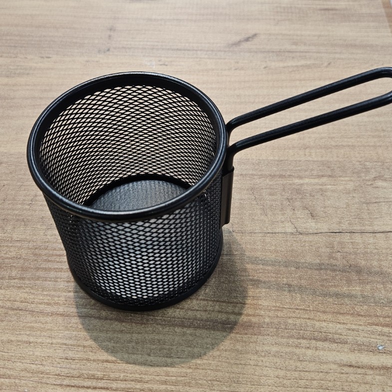 PATATES SUNUM SEPETİ - SİYAH