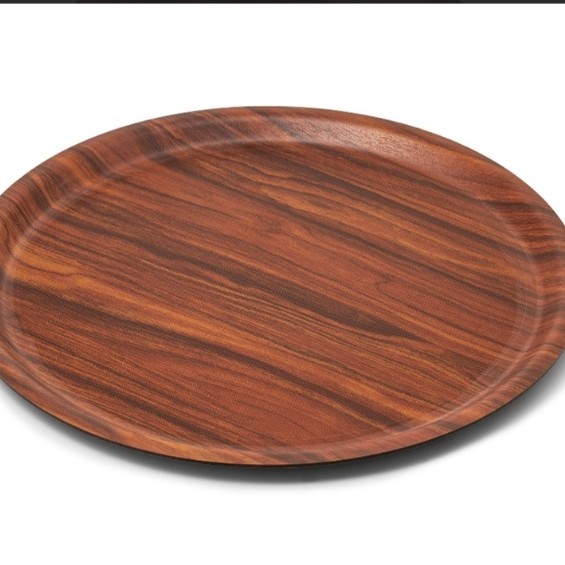 43 CM KAYMAZ YUVARLAK VERZALİT TEPSİ