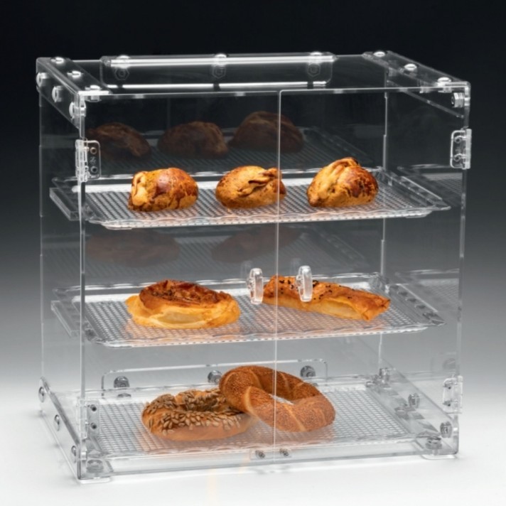 3 KATLI KAPAKLI POLY TEPSİLİ TEŞHİR STANDI ZCP 263-3