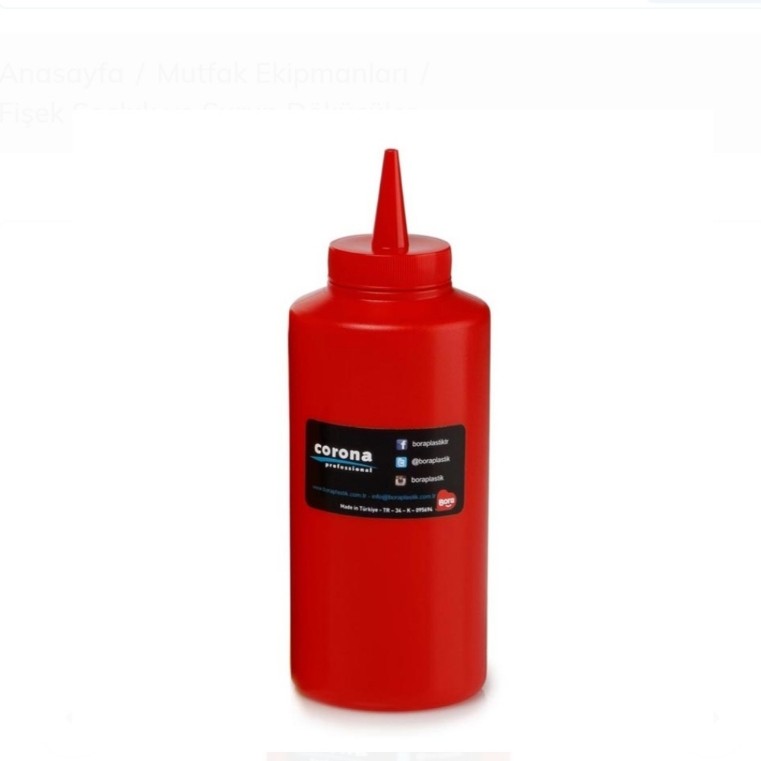 KETÇAP & MAYONEZ ŞİŞE KAPAKLI 420 ML KIRMIZI