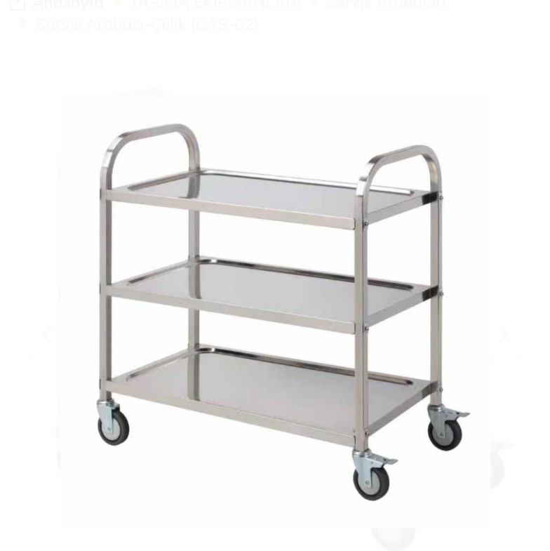 SERVİS ARABASI-ÇELİK 3 KATLI (CAS-02)