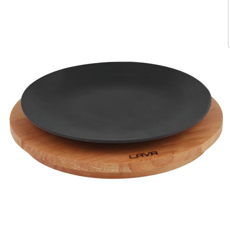 YUVARLAK TABAK ÇAP 21 AHŞAP ALTLIKLI