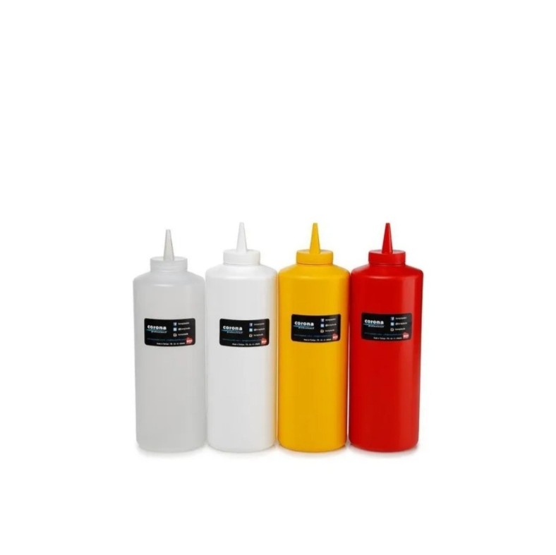 KETÇAP & MAYONEZ ŞİŞE KAPAKLI 950 ML BEYAZ