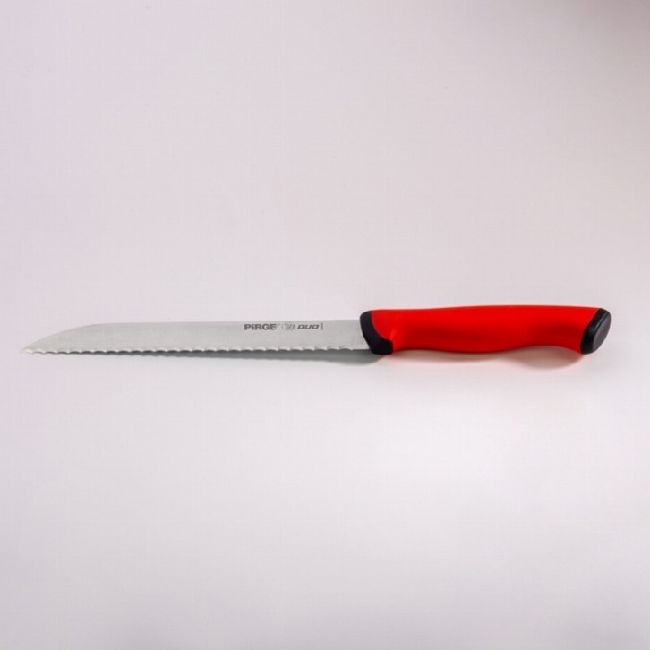 DUO EKMEK BIÇAĞI PRO 17,5 CM KIRMIZI