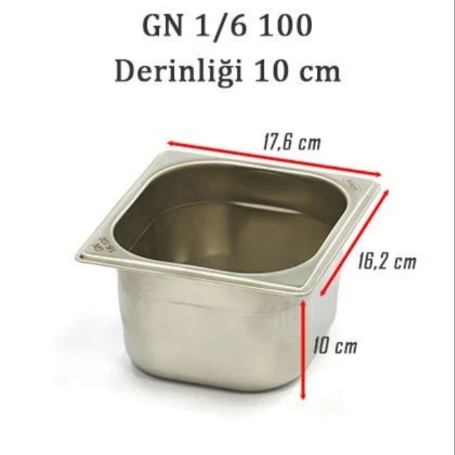1/6 100 STANDART GN KÜVET