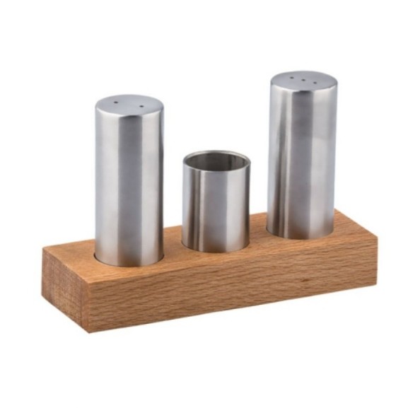 MASA ÜSTÜ TUZLUK SET AHŞAP ALT VAT-2005