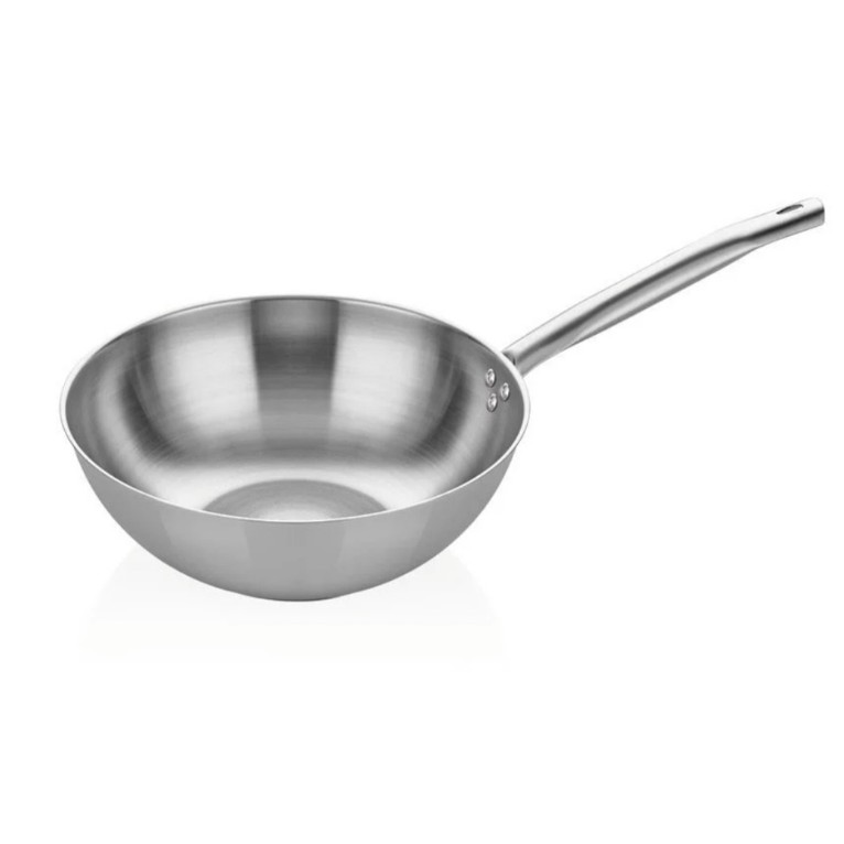 ÇELİK WOK TAVA 26CM - PASLANMAZ SAP A 107WK 26