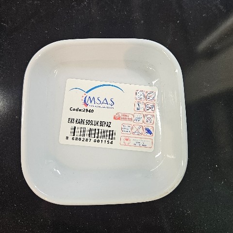 8X8 KARE SOSLUK BEYAZ