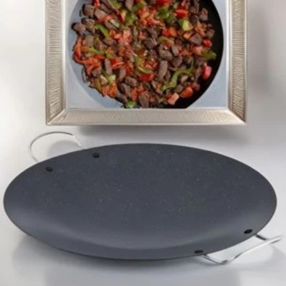 TEFLONLU SAÇ KAVURMA 28 CM