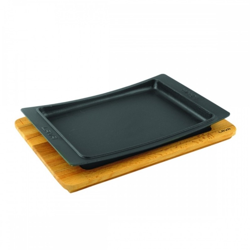 SERVİS TABAĞI 36x24 CM AHŞAP ALTLIKLI LV ECO ST 3624 K4