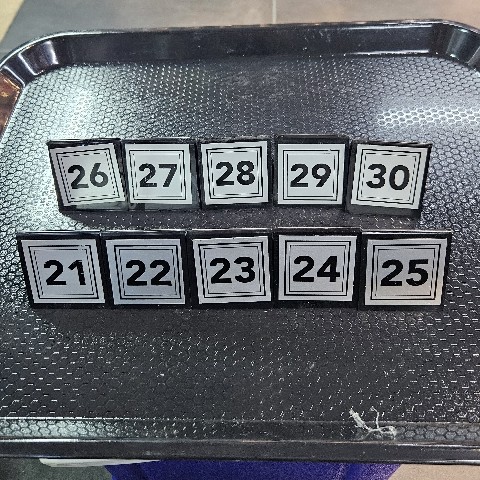 MASA NUMARATÖR GÜMÜŞ