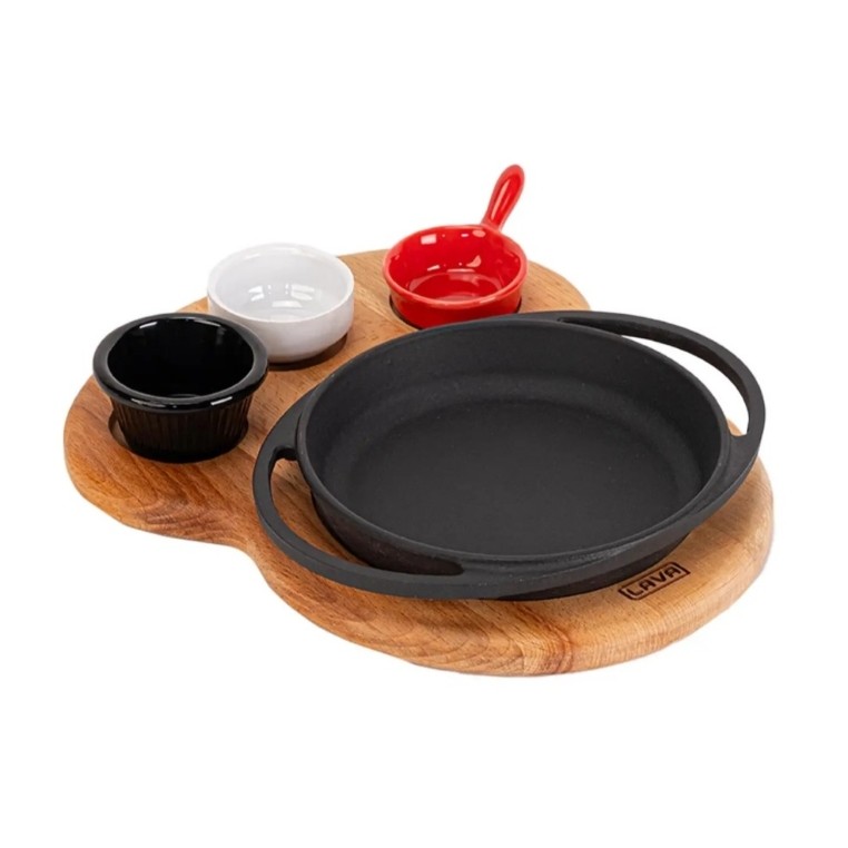 MİNİ YUVARLAK ÇAP 16 TAVA AHŞAP ALTLIK STANDI