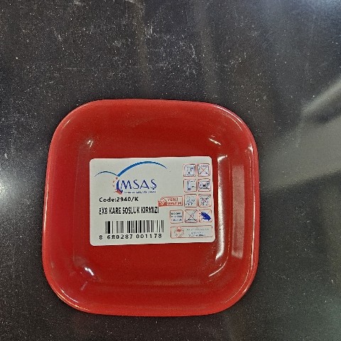 8X8 KARE SOSLUK KIRMIZI