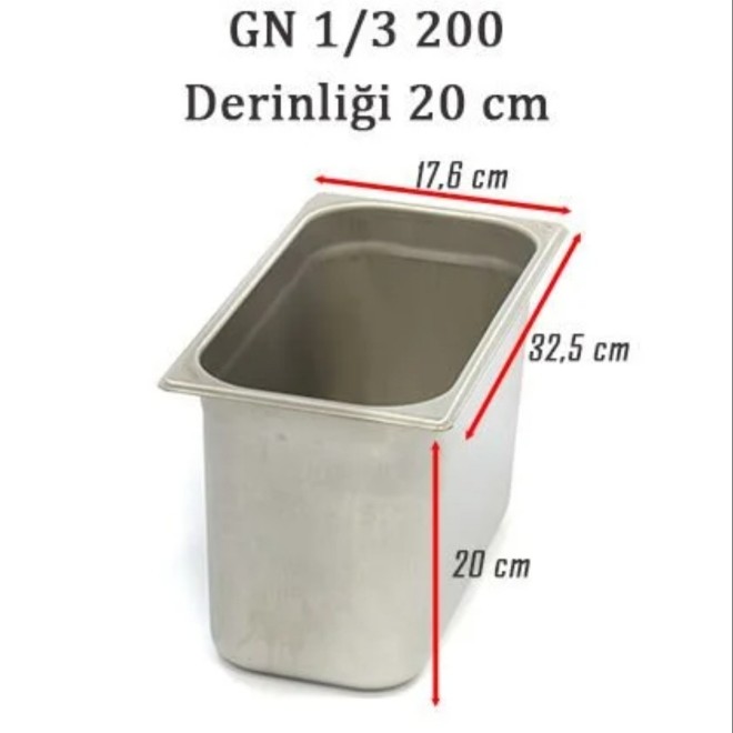 1/3-200 STANDART GN KUVET