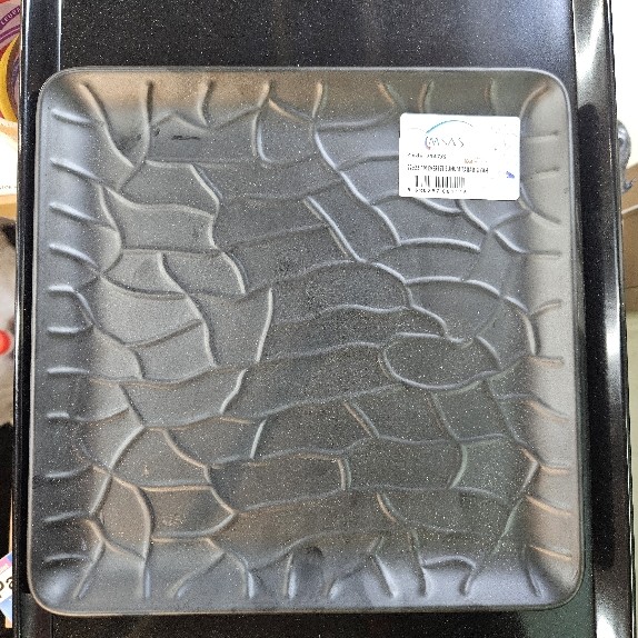 22X22 CM EVEREST SUNUM TABAK SİYAH