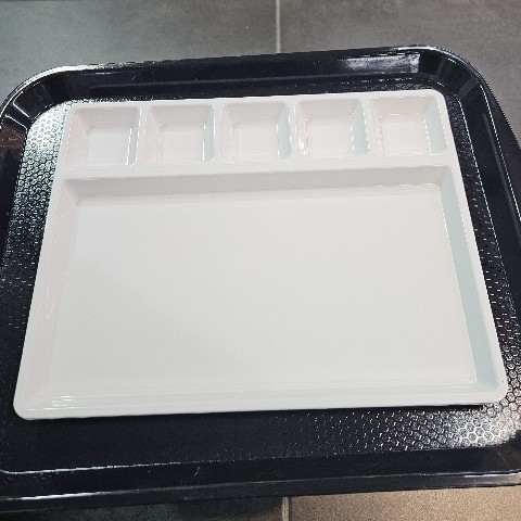 5 BÖLMELİ KAHVALTI TABAĞI BEYAZ ABS