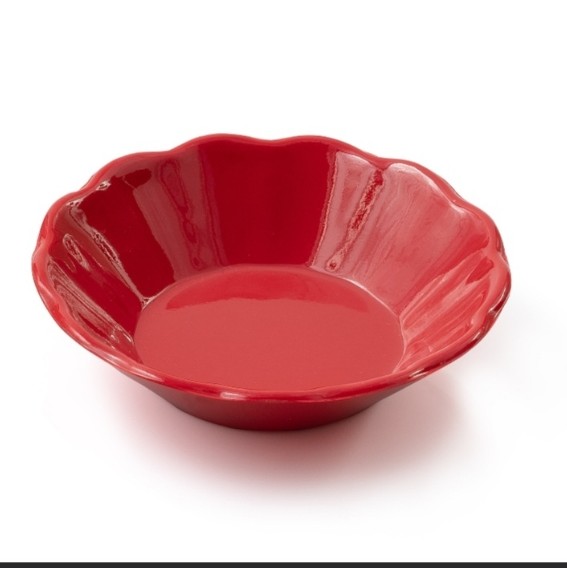 11 CM KIRILMAZ ÇAY TABAK KIRMIZI