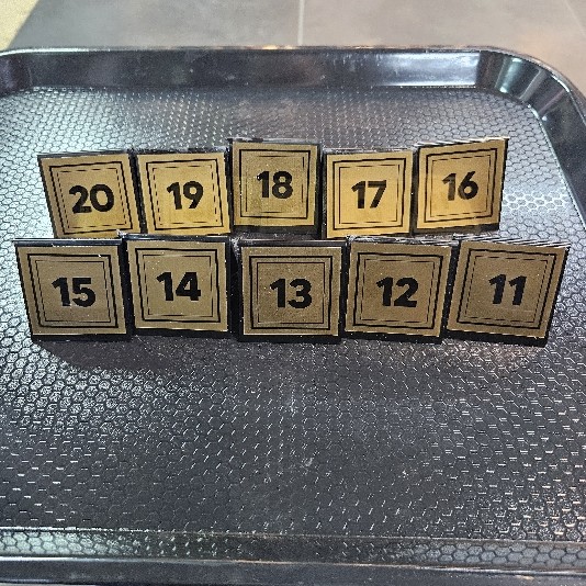 MASA NUMARATÖR GOLD